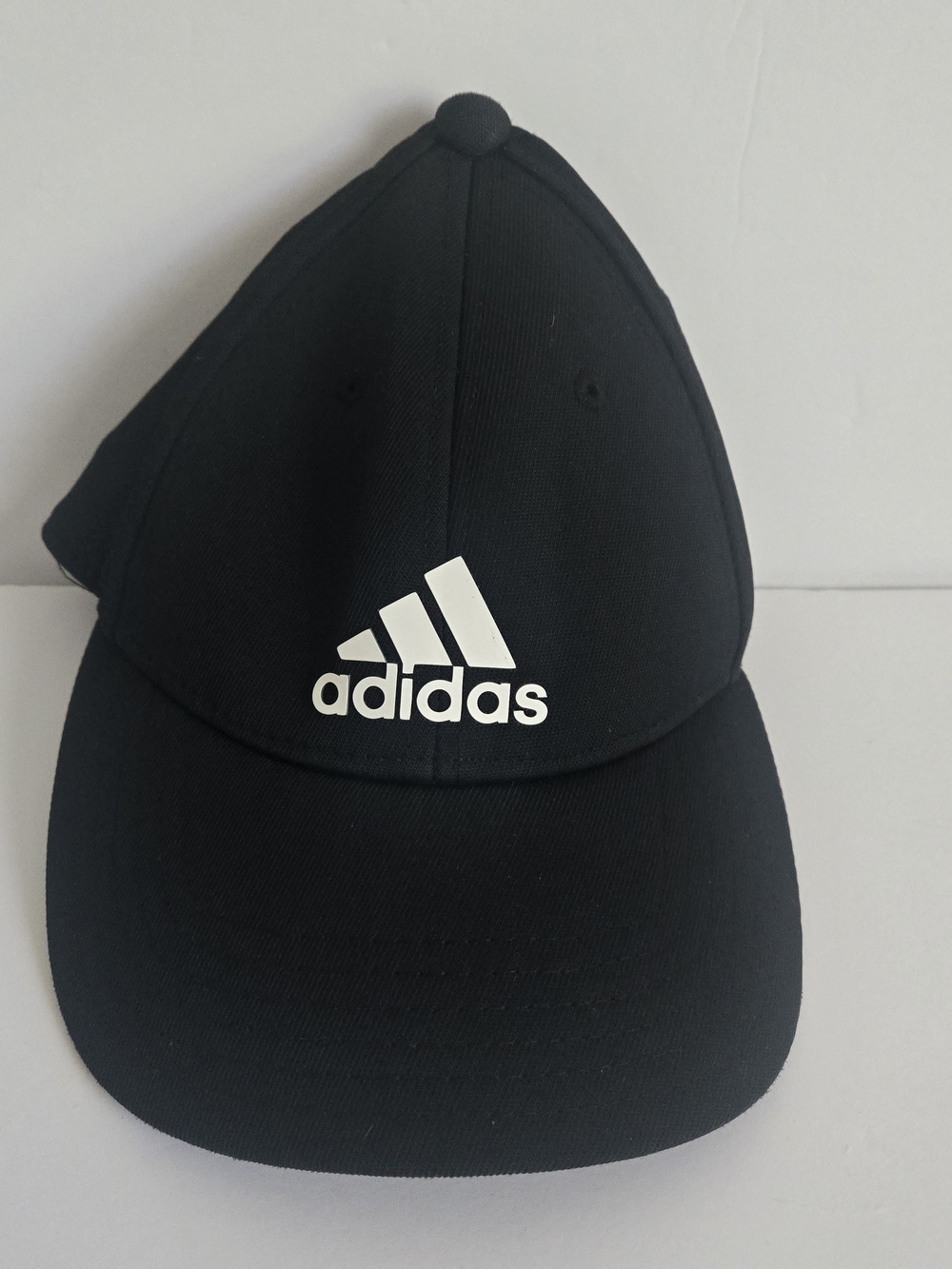 adidas Black Cap with White Branding